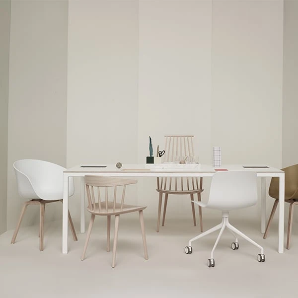 HAY Table T12, Stratifié Blanc 2 HAY Table T12, Stratifié Blanc – Image 2