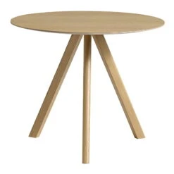 HAY Table Ronde CPH20, 90 cm, Chêne Laqué