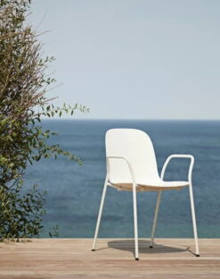 HAY Chaise Avec Accoudoirs 13Eighty, Gris Blanc - blanc Craie 8 HAY Chaise Avec Accoudoirs 13Eighty, Gris Blanc - blanc Craie -Hay 13Eighty Armchair chalk white shell grey white base