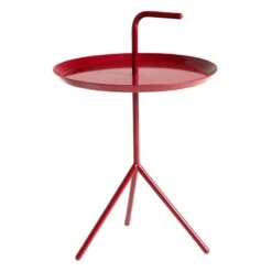 HAY Table DLM, Rouge Cerise, Brillant