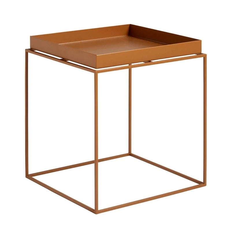 HAY Table Carrée Moyenne Tray, Caramel 1 HAY Table Carrée Moyenne Tray, Caramel
