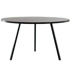 HAY Table Ronde Loop Stand 120 cm, Noir
