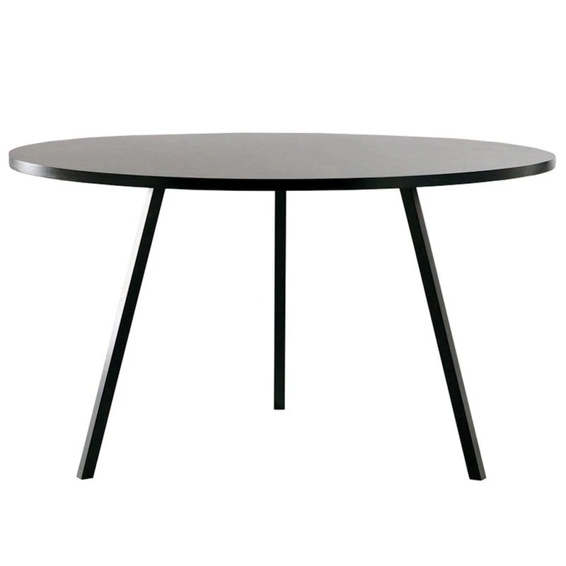 HAY Table Ronde Loop Stand 120 cm, Noir 1 HAY Table Ronde Loop Stand 120 cm, Noir