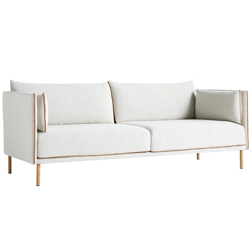 HAY Canapé Silhouette 3 Places, Coda 100/Silk Cognac - Chêne Huilé 1 HAY Canapé Silhouette 3 Places, Coda 100/Silk Cognac - Chêne Huilé