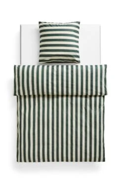 HAY Housse De Couette Été, Vert Foncé -Hay 507947 Ete Bed Linen Set dark green 1