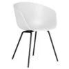 HAY Chaise About A Chair AAC26, Blanc - Noir
