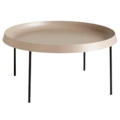 HAY Table Basse Tulou 75 cm, Moka - noir