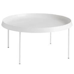 HAY Table Basse Tulou 75 cm, Blanc Cassé