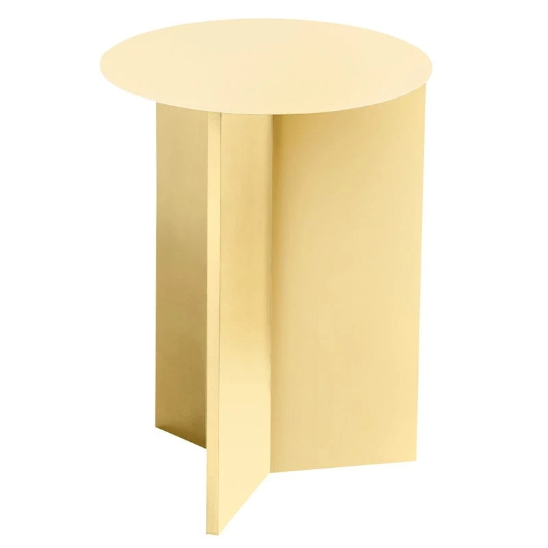 HAY Table Slit, 35 Cm, Modèle Haut, Jaune Clair 1 HAY Table Slit, 35 Cm, Modèle Haut, Jaune Clair