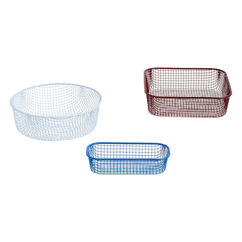 HAY Paniers Trinkets, Lot De 3, Bleu 1 HAY Paniers Trinkets, Lot De 3, Bleu