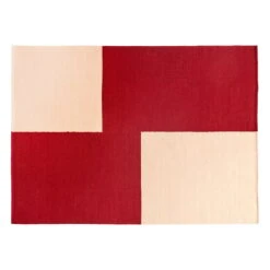 HAY Tapis Ethan Cook Flat Works, 170 x 240 cm, Red Offset