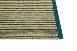 HAY Tapis Tapis, Noir - Vert -Hay 541710 Tapis Mat 60x95 black and green detail