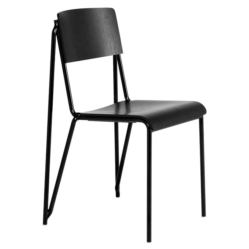 HAY Chaise Petit Standard, Noir - Noir 1 HAY Chaise Petit Standard, Noir - Noir