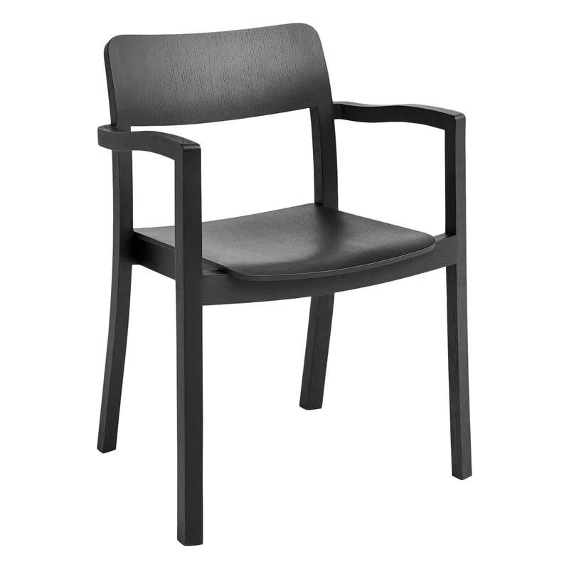 HAY Chaise Avec Accoudoirs Pastis, Noir 1 HAY Chaise Avec Accoudoirs Pastis, Noir