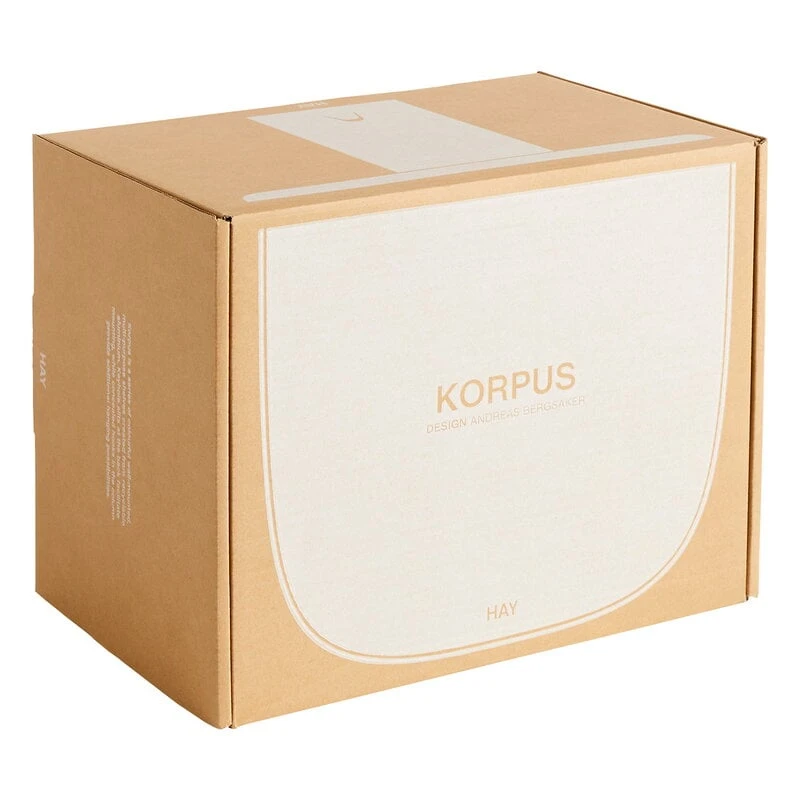 HAY Étagère Korpus, Modèle S, 1 crochet, Crème 2 HAY Étagère Korpus, Modèle S, 1 crochet, Crème – Image 2