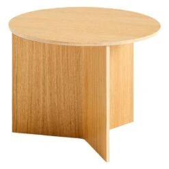 HAY Table Slit Wood, 45 cm, Chêne Laqué