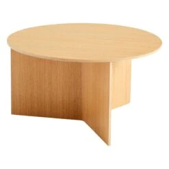 HAY Table Slit Wood, 65 cm, Chêne Laqué