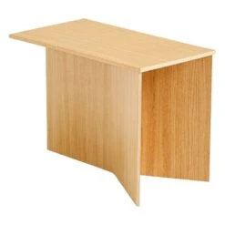 HAY Table Slit Wood Oblong, 50 x 28 cm, Chêne Laqué