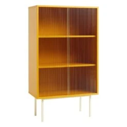 HAY Grand Buffet Colour Cabinet Avec Portes Vitrées, Jaune