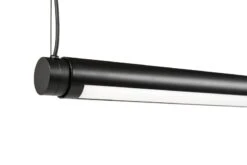HAY Suspension Factor Linear, Diffused 1500, Soft Black -Hay 9466111009000 Factor Linear Suspension Lamp 1500 Diffused soft black detail 01
