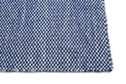 HAY Tapis Moiré Kelim, Bleu -Hay AB445 A665 AB96 Moire Kelim 140x200 blue detail