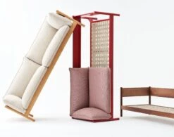 HAY Canapé Arbour Eco 3 places, Re-wool 648 - Noyer Huilé Ciré -Hay Arbour 3 Seater detail 01 5