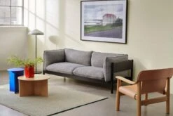 HAY Table Slit Wood, 65 cm, Chêne Laqué 11 HAY Table Slit Wood, 65 cm, Chêne Laqué -Hay Arbour 3 Seater Hallingdal 166 black wb lacquer beech Pao Steel Floor Lamp cool grey Slit Table Wood Round XL wb lacquer oak