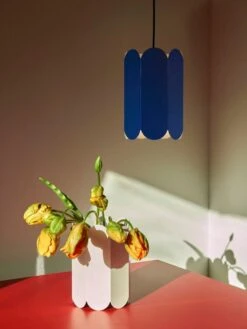 HAY Abat-jour Arcs, Bleu Cobalt -Hay Arcs Vase white Arcs Shade cobalt blue