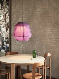 HAY Abat-jour Bonbon 500, Lavande -Hay Bonbon Shade 500 lavender Rey Dining Table ivory white laminate golden wb lacquer beech Jug L green