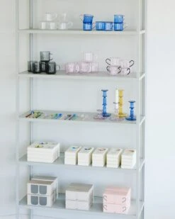 HAY Tasse En Verre, 2 Pièces, White Swirl 9 HAY Tasse En Verre, 2 Pièces, White Swirl -Hay Borosilicate family Flare family Glass Spoons family 1