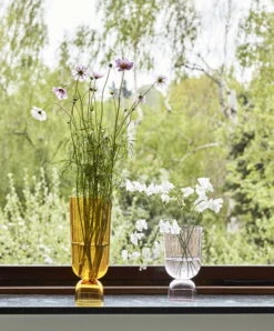 HAY Vase Bottoms Up, Modèle L, Ambre -Hay Bottoms Up Vase L amber Bottoms Up Vase S pink