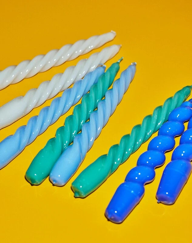 HAY Bougie Twist, Vert 2 HAY Bougie Twist, Vert – Image 2