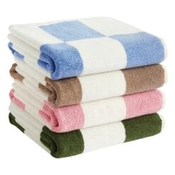 HAY Tapis De Bain Check, Bleu Ciel 7 HAY Tapis De Bain Check, Bleu Ciel -Hay Check Bath Mat family 3