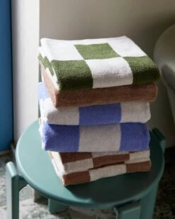 HAY Carré-éponge Check, Cappuccino 5 HAY Carré-éponge Check, Cappuccino -Hay Check Hand Towel family Mono Hand Towel cappuccino 1