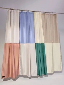 HAY Rideau De Douche Check, Bleu 9 HAY Rideau De Douche Check, Bleu -Hay Check Shower Curtain Family