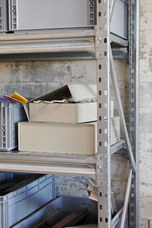 HAY Boîte De Rangement Colour, Modèle S, Gris 2 HAY Boîte De Rangement Colour, Modèle S, Gris – Image 2