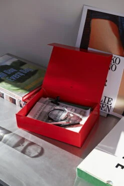 HAY Boîte De Rangement Colour, Modèle S, Rouge Vif -Hay Colour Storage S vibrant red