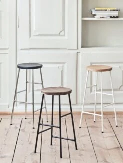 HAY Tabouret De Bar Cornet, Haut, Blanc Crème - Chêne Huilé 5 HAY Tabouret De Bar Cornet, Haut, Blanc Crème - Chêne Huilé -Hay Cornet Bar Stool 1
