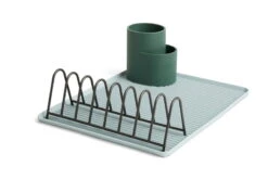 HAY Plateau Dish Drainer, Bleu Clair -Hay Dish Drainer Tray Light Blue w Rack Anthracite Cup WB