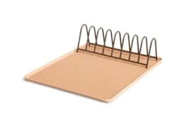 HAY Égouttoir Dish Drainer, Anthracite 8 HAY Égouttoir Dish Drainer, Anthracite -Hay Dish Drainer Tray Powder w Rack Anthracite WB 1