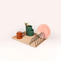 HAY Plateau Dish Drainer, Poudre 7 HAY Plateau Dish Drainer, Poudre -Hay Dish Drainer Tray powder