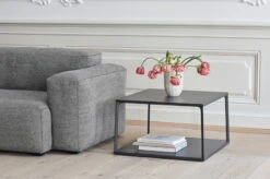 HAY Table Basse Eiffel, Carrée, 65 X 65 cm, Noir -Hay Eiffel square table ink black