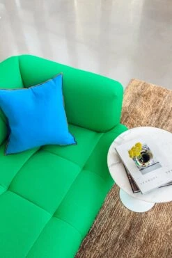 HAY Canapé 3 places Quilton, Vert, Vidar 932 -Hay FDS2