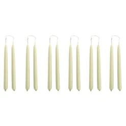 HAY Bougies Mini Conical, Lot De 12, Vert Clair