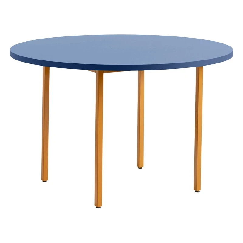 HAY Table Two-Colour, 120 Cm, Ocre - Bleu 1 HAY Table Two-Colour, 120 Cm, Ocre - Bleu