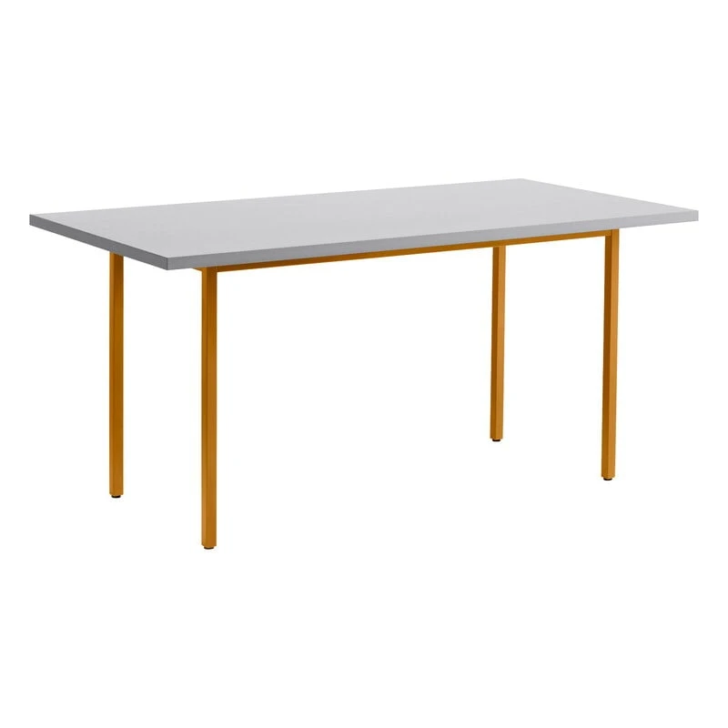 HAY Table Two-Colour, 160 X 82 Cm, Ocre - Gris Clair 1 HAY Table Two-Colour, 160 X 82 Cm, Ocre - Gris Clair