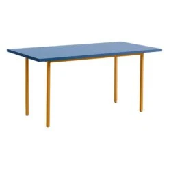 HAY Table Two-Colour, 160 X 82 Cm, Ocre - Bleu