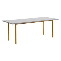 HAY Table Two-Colour, 200 X 90 Cm, Ocre - Gris Clair