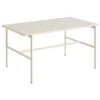 HAY Table Basse Rebar, 80 x 49 cm, Albâtre - marbre Beige