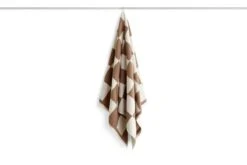 HAY Serviette De Bain Check, Cappuccino -Hay HAY 541583 Check Bath Towel cappuccino
